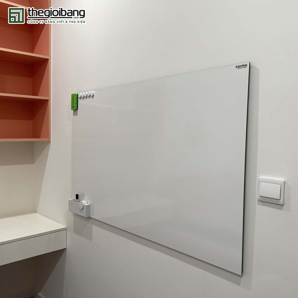 08x12-tv00 Bảng Không Khung Đơn Từ - Bảng Từ Trắng Không Khung