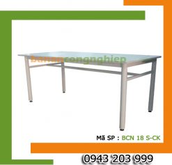 Bàn ăn công nghiệp BCN-18-S-CK
