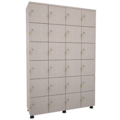 Tủ Locker Gỗ Tai Khóa Ngoài TUG24