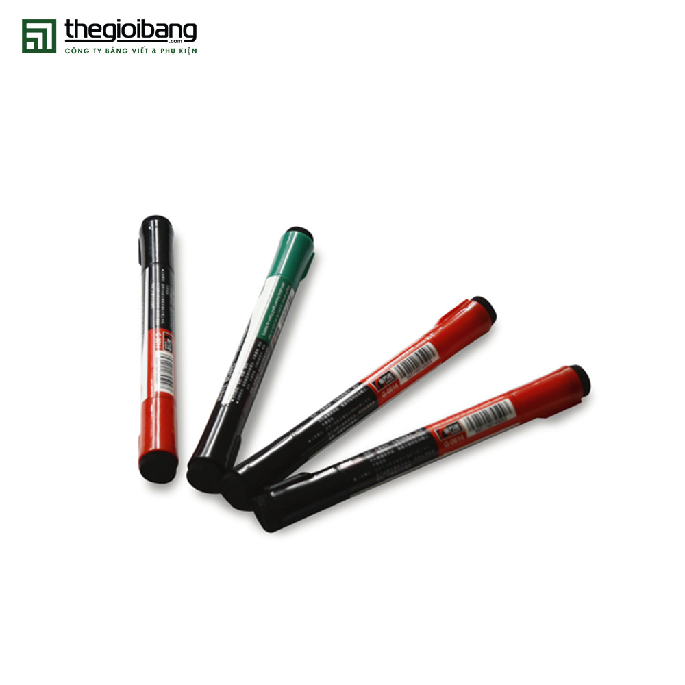 Bút dạ 2 đầu màu đỏ đen