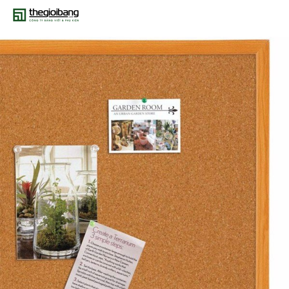 6-1-1 Bảng Ghim Lie Easyboard Khung Gỗ