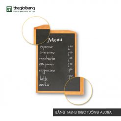 Bảng menu treo tường Alora