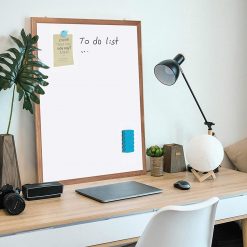 Bảng Từ Trắng Khung Gỗ Easyboard