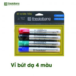Bộ 04 bút dạ Thế Giới Bảng