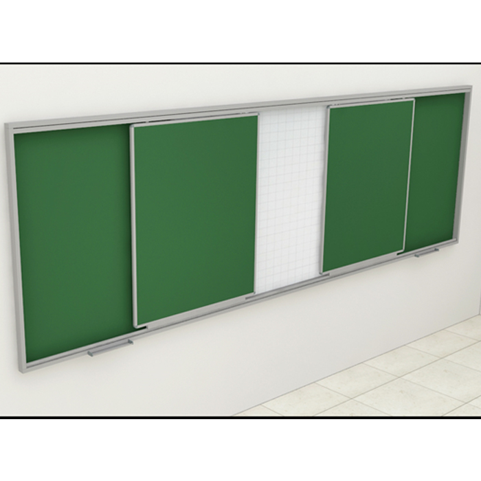 Bảng trượt gắn tường liền giá treo DLBT