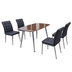 Bộ bàn ghế ăn cao cấp B68-G68 Veneer