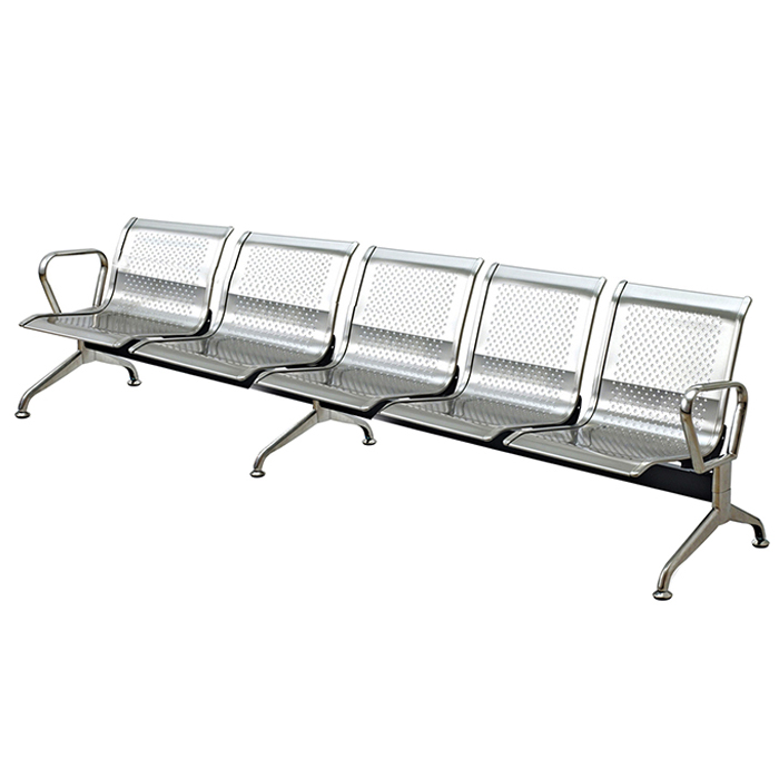 Ghế băng chờ inox 5 chỗ PS02-5