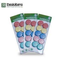 Vỉ Nam Châm Nhiều Màu 3cm