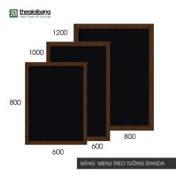 Bảng menu standa treo tường