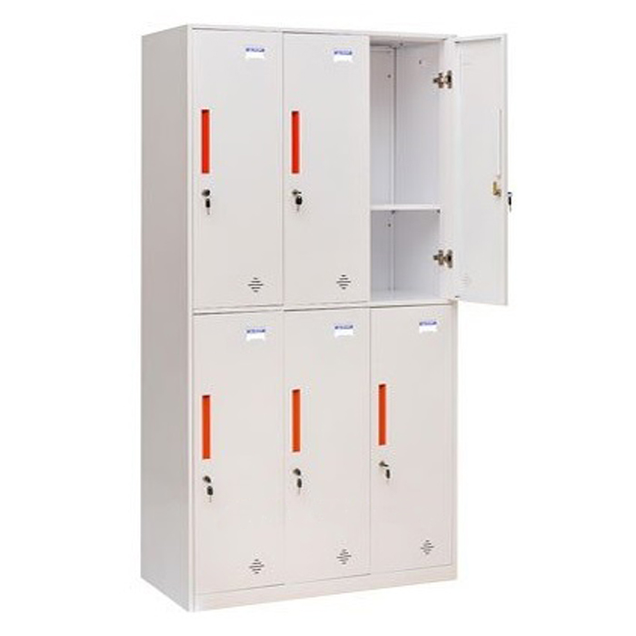 Tủ Locker Hòa Phát 6 ngăn TU982-3KD