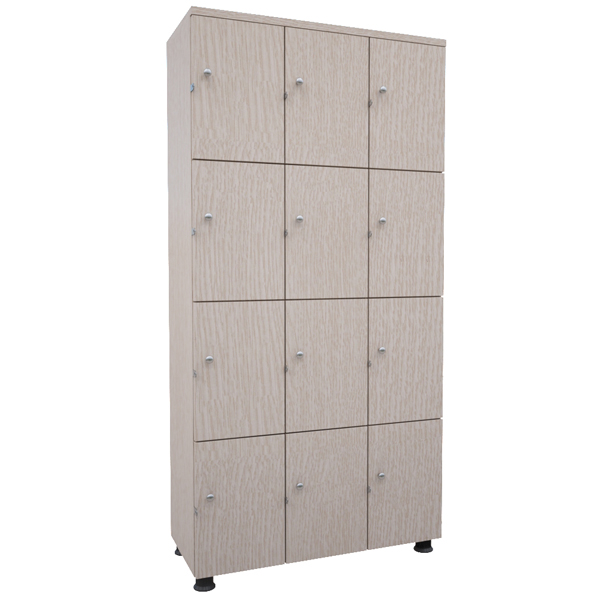 Tủ Locker Gỗ Tai Khóa Ngoài TUG12