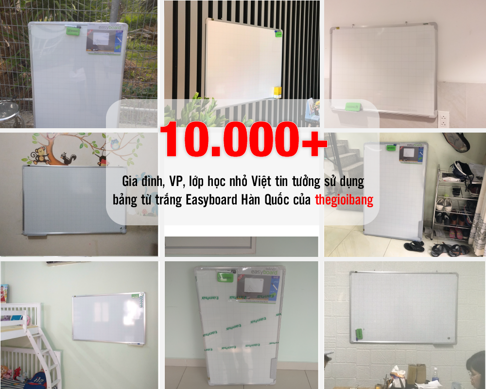 Bảng từ trắng Easyboard trong thực tế sử dụng