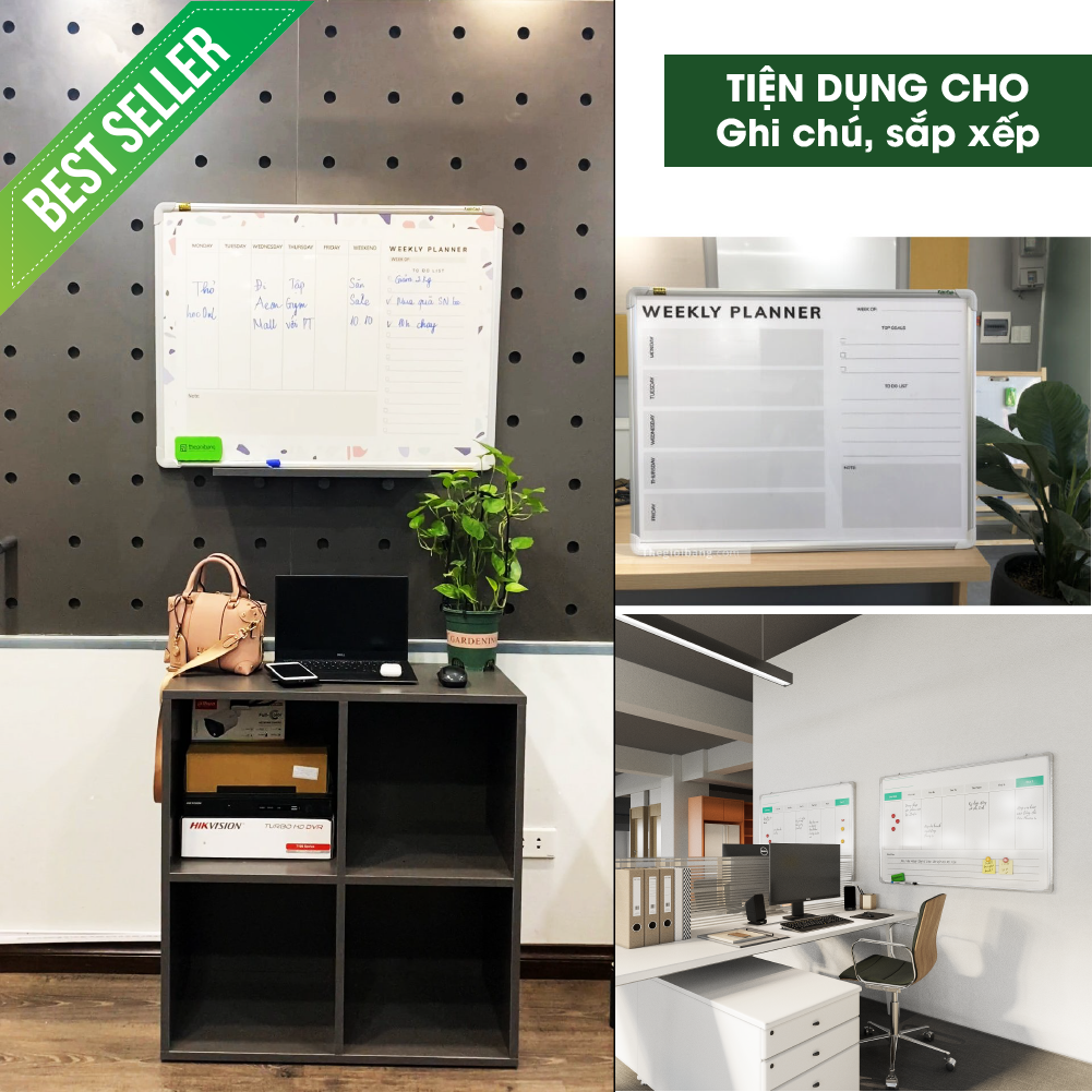 Bảng weekly planner trong thực tế sử dụng