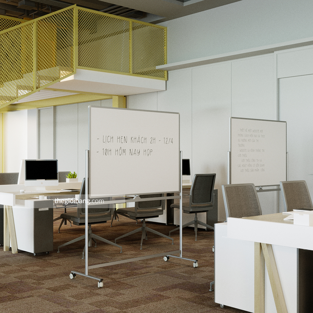 Bảng Di Động 2 Mặt Oval